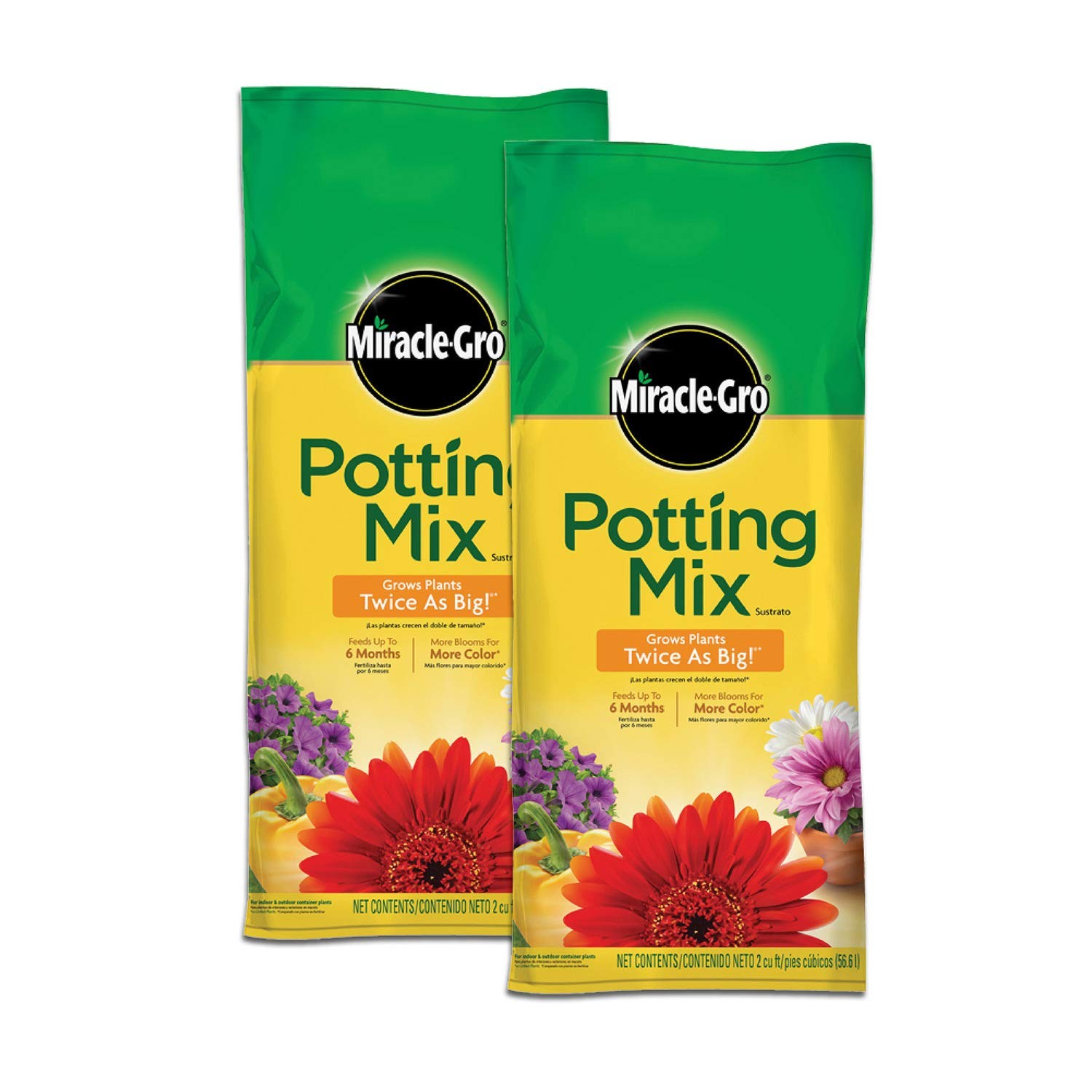 Miracle-Gro Potting Mix 8-Quart Bag Container Plant Soil Blend
